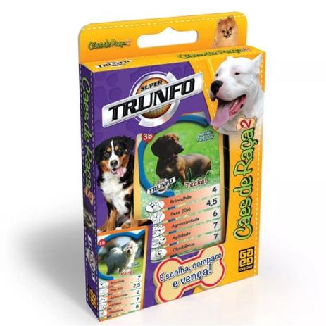 Super Trunfo Cães de Raça 2 - Grow Menor preço em Super Trunfo Cães de Raça 2 - Grow