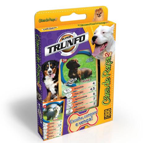 Super Trunfo Cães de Raça 2 - Jogo de Cartas - Grow Menor preço em Super Trunfo Cães de Raça 2 - Jogo de Cartas - Grow
