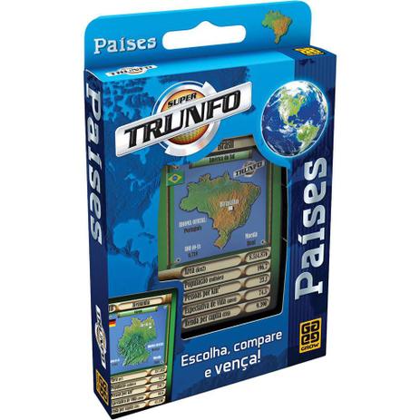 Super Trunfo Coleção Especial - Países - Grow Menor preço em Super Trunfo Coleção Especial - Países - Grow