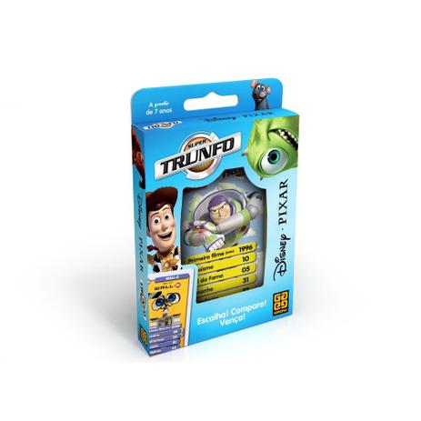 Super Trunfo Disney Pixar - Jogo de Cartas - Grow Menor preço em Super Trunfo Disney Pixar - Jogo de Cartas - Grow