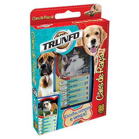 Super Trunfo - Especial Cães de Raça - Grow Menor preço em Super Trunfo - Especial Cães de Raça - Grow