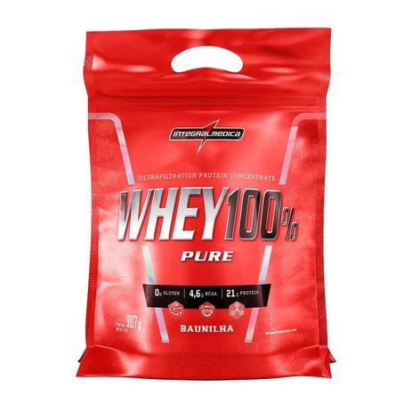Menor preço em Super whey 100 choc 907g refil - integralmedica