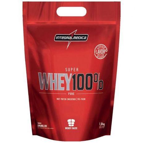 Super Whey 100 Pure - Morango Refil 1800g - Integralmédica - Integralmedica Menor preço em Super Whey 100 Pure - Morango Refil 1800g - Integralmédica - Integralmedica