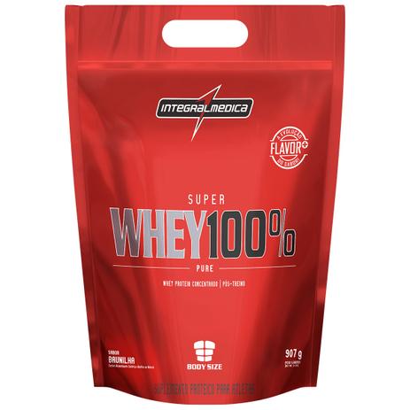 Super Whey 100 pure Refil Baunilha 907g - Integralmedica - Integralmédica Menor preço em Super Whey 100 pure Refil Baunilha 907g - Integralmedica - Integralmédica