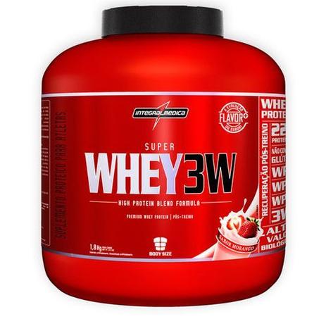 Super Whey 3W - 1800g Morango - Integralmédica - Integralmedica é boa?
