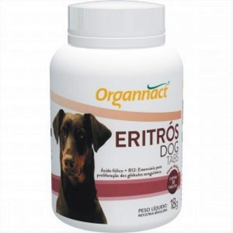 Suplemento 30 tabs Organnact Eritrós Dog Tabs 18g Menor preço em Suplemento 30 tabs Organnact Eritrós Dog Tabs 18g
