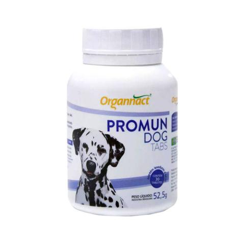 Suplemento 30 tabs Organnact Promun Dog Tabs 52,5g Menor preço em Suplemento 30 tabs Organnact Promun Dog Tabs 52,5g