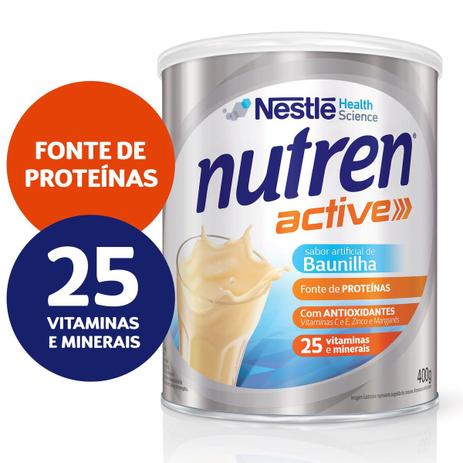 Suplemento Alimentar Nestlé Nutren Active Baunilha 400g Menor preço em Suplemento Alimentar Nestlé Nutren Active Baunilha 400g