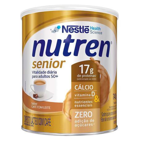 Suplemento Alimentar Nutren Senior Café Com Leite Em Lata - Nestlé 740G Menor preço em Suplemento Alimentar Nutren Senior Café Com Leite Em Lata - Nestlé 740G