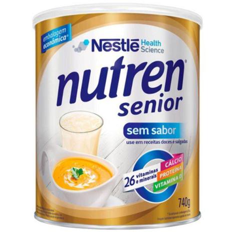 Suplemento alimentar nutren senior sem 740g - nestlé Menor preço em Suplemento alimentar nutren senior sem 740g - nestlé