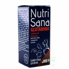 Suplemento Alimentar Nutrisana Glutamina - 20mL - Mundo animal Menor preço em Suplemento Alimentar Nutrisana Glutamina - 20mL - Mundo animal