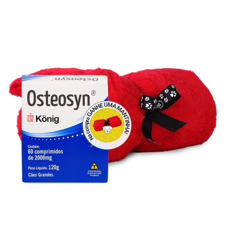 Suplemento Alimentar Osteosyn König 2000mg p/ Cães Grandes c/ 60 Comprimidos - Konig é boa?