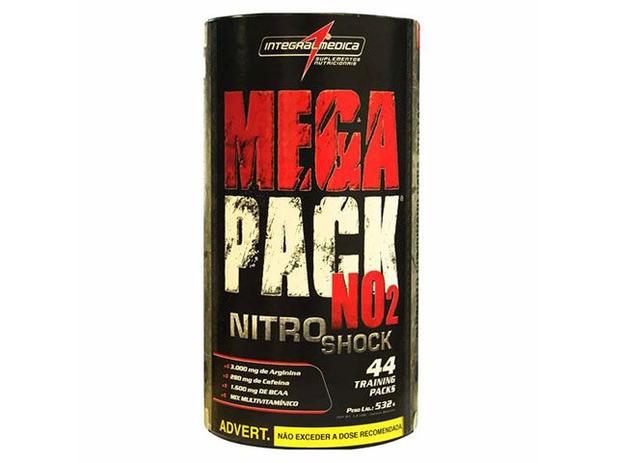 Suplemento Completo Mega Pack Nitro NO2 - Integralmédica contém 44 Packs com 9 Itens cada
