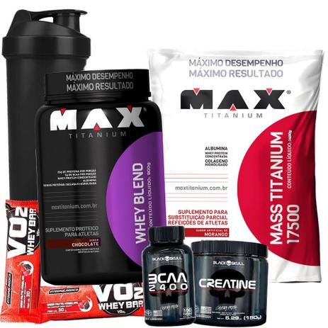 Suplemento Completo para ganhar corpo rápido - Whey Protein Isolado Concentrado 900g Hipercalorico - Max titanium Menor preço em Suplemento Completo para ganhar corpo rápido - Whey Protein Isolado Concentrado 900g Hipercalorico - Max titanium