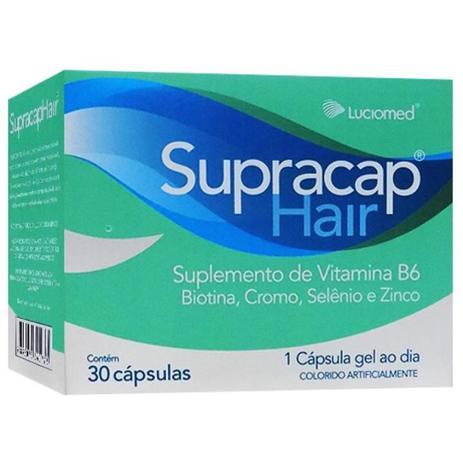 Menor preço em Suplemento Cresce Cabelos e Unhas 30 Cápsulas Supracap Hair - Luciomed