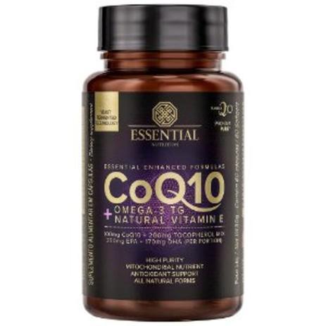 Suplemento em cápsulas Essential Nutrition COQ10 omega 3 em pote de 30g 60 un Menor preço em Suplemento em cápsulas Essential Nutrition COQ10 omega 3 em pote de 30g 60 un