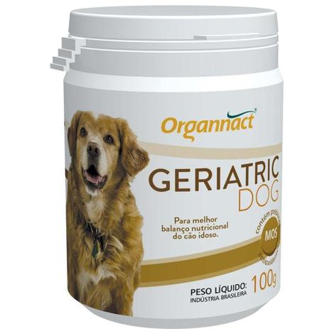 Suplemento Geriatric Dog Organnact 100G Menor preço em Suplemento Geriatric Dog Organnact 100G