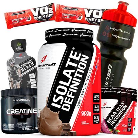 Suplemento Materia Prima Importado Whey Protein Isolado Puro 900g Creatina 150g Bcaa 12:1:1 100g - Body action Menor preço em Suplemento Materia Prima Importado Whey Protein Isolado Puro 900g Creatina 150g Bcaa 12:1:1 100g - Body action