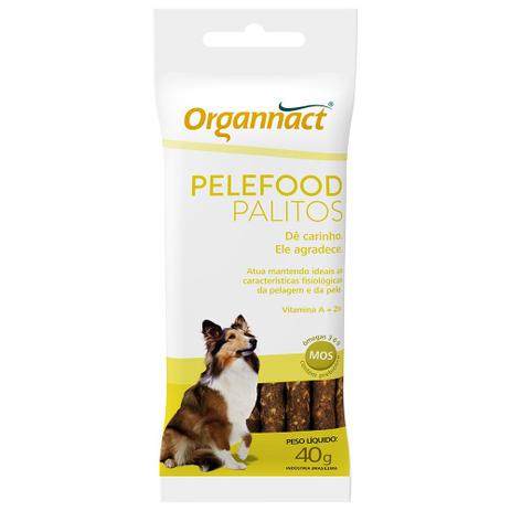 Suplemento Organnact Pelefood Palitos 40g Menor preço em Suplemento Organnact Pelefood Palitos 40g