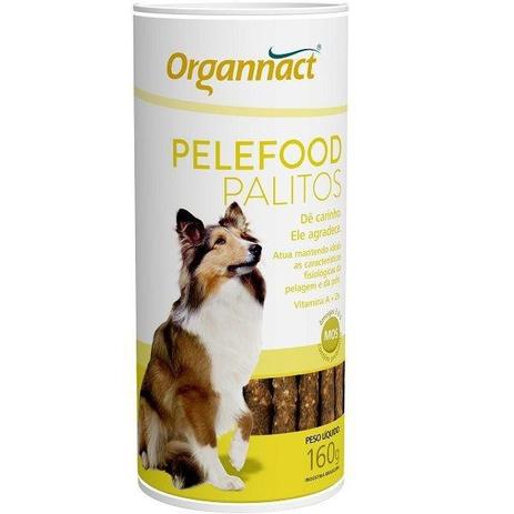 Suplemento Para Cachorro Organnact PeleFood Palitos 160g Menor preço em Suplemento Para Cachorro Organnact PeleFood Palitos 160g