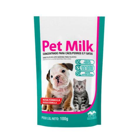 Suplemento Substituto Do Leite Materno Vetnil Pet Milk 100 G Para Cães E Gatos Menor preço em Suplemento Substituto Do Leite Materno Vetnil Pet Milk 100 G Para Cães E Gatos