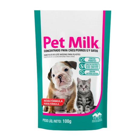 Suplemento Substituto do Leite Materno Vetnil Pet Milk 100 g Menor preço em Suplemento Substituto do Leite Materno Vetnil Pet Milk 100 g