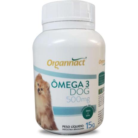 Suplemento Vitamínico 15g Organnact Omega 3 Dog 500 Menor preço em Suplemento Vitamínico 15g Organnact Omega 3 Dog 500
