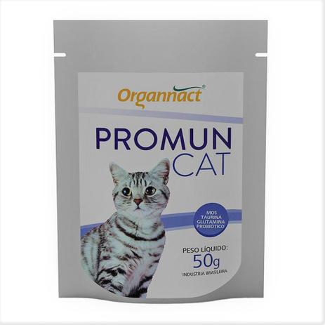 Suplemento Vitamínico Organnact Promun Cat 50g Menor preço em Suplemento Vitamínico Organnact Promun Cat 50g