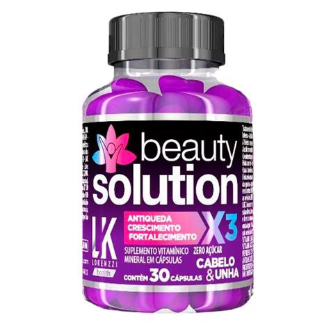 Suplemento Vitaminico para Cabelo e Unha Lokenzzi - Beauty Solution Menor preço em Suplemento Vitaminico para Cabelo e Unha Lokenzzi - Beauty Solution
