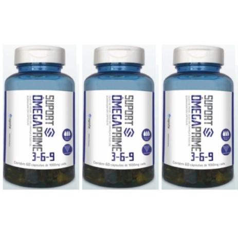 Suport Ômega Prime 3-6-9 C/60 Capsulas 1000mg (Kit C/03) Menor preço em Suport Ômega Prime 3-6-9 C/60 Capsulas 1000mg (Kit C/03)