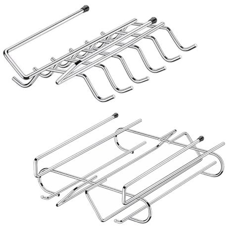 Suporte 6 Taças Aéreo + Suporte Organizador Porta 12 Xícaras De Armário - Future Menor preço em Suporte 6 Taças Aéreo + Suporte Organizador Porta 12 Xícaras De Armário - Future