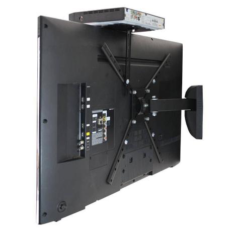 Suporte articulado p/ Tvs de 10” a 55” com prateleira + Suporte DVD - SBRP130ADVD178 - Brasforma é boa?