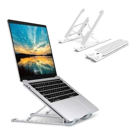 Suporte Base Para Notebook Regulável Ergonômico Articulado - Mbtech Menor preço em Suporte Base Para Notebook Regulável Ergonômico Articulado - Mbtech