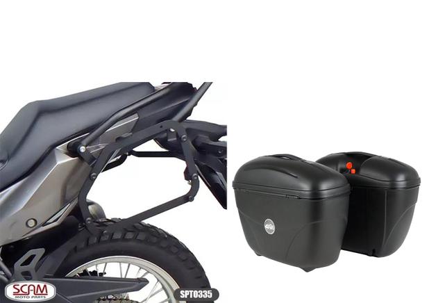 Suporte Baú Lateral Versys x300 2018 + Baú Lateral Givi 21L - Scam / givi Menor preço em Suporte Baú Lateral Versys x300 2018 + Baú Lateral Givi 21L - Scam / givi