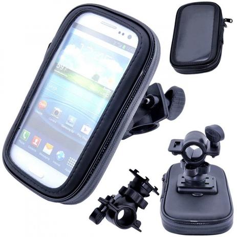 Suporte Celular Bike Moto Impermeável Universal Tela 5.5 - B max Menor preço em Suporte Celular Bike Moto Impermeável Universal Tela 5.5 - B max