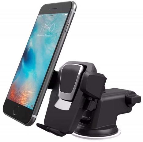 Suporte Celular GPS Carro Veicular Trava Automática MTG-011 - Tomate/exbom Menor preço em Suporte Celular GPS Carro Veicular Trava Automática MTG-011 - Tomate/exbom