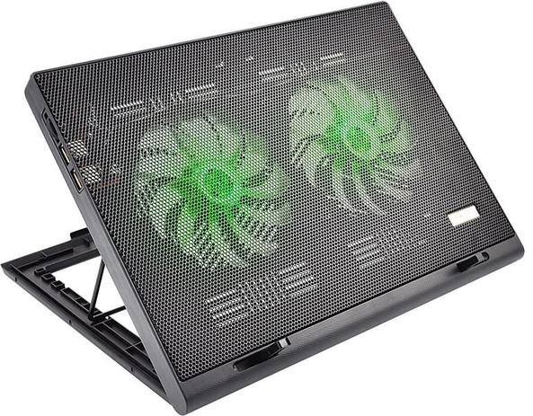 Suporte com Cooler Notebook Warrior Power Gamer Led Verde Multilaser AC267 Menor preço em Suporte com Cooler Notebook Warrior Power Gamer Led Verde Multilaser AC267