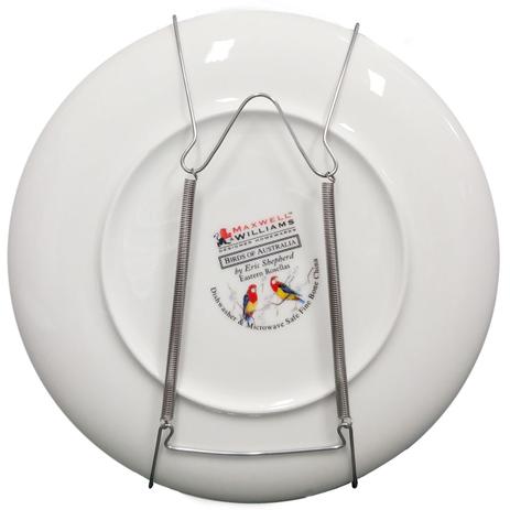Suporte Com Mola Aramado Pra Pendurar Pratos Até 30cm Parede - Zanline Menor preço em Suporte Com Mola Aramado Pra Pendurar Pratos Até 30cm Parede - Zanline