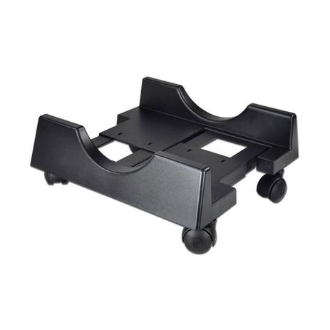 Suporte com Rodinhas para CPU Gabinete Computador cor Preto - Verdi Box Menor preço em Suporte com Rodinhas para CPU Gabinete Computador cor Preto - Verdi Box