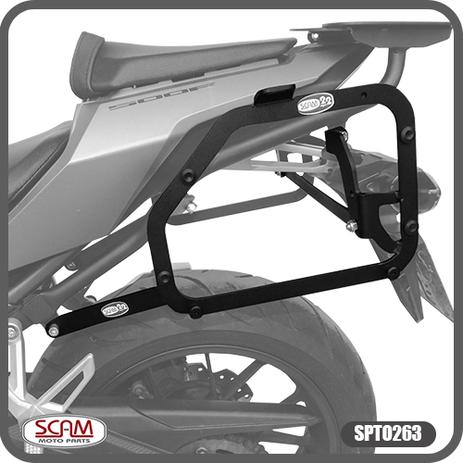 Suporte de baú lateral HONDA CB500F 2016 em diante - SCAM Menor preço em Suporte de baú lateral HONDA CB500F 2016 em diante - SCAM
