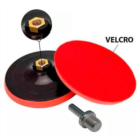 Suporte de Boina para Furadeira com Velcro 125 MM MTX Menor preço em Suporte de Boina para Furadeira com Velcro 125 MM MTX