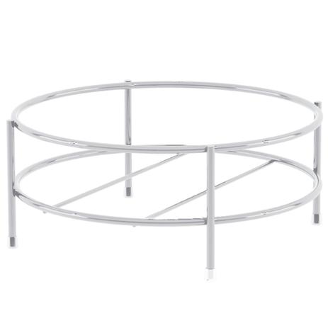 Suporte De Chao Para Lixeira Aço Cromado Porta Lixeira Lixo - Zanline Menor preço em Suporte De Chao Para Lixeira Aço Cromado Porta Lixeira Lixo - Zanline