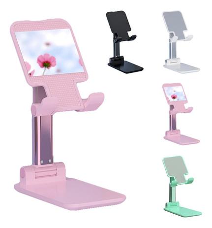 Suporte De Telefone Celular Ajustável Dobrável Mesa Tablet - Exclusivo Menor preço em Suporte De Telefone Celular Ajustável Dobrável Mesa Tablet - Exclusivo