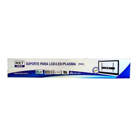 Suporte de Televisão Fixo 32” 55” com Nível Bolha Embutido Mxt 28.37.517 Menor preço em Suporte de Televisão Fixo 32” 55” com Nível Bolha Embutido Mxt 28.37.517