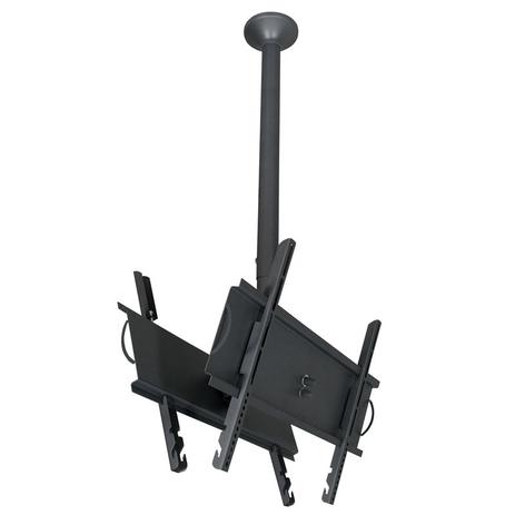 Suporte de teto com giro e inclinação de 30 para 2 TVs. SKY-PRO-DUO-M - Mv ergonômico Menor preço em Suporte de teto com giro e inclinação de 30 para 2 TVs. SKY-PRO-DUO-M - Mv ergonômico