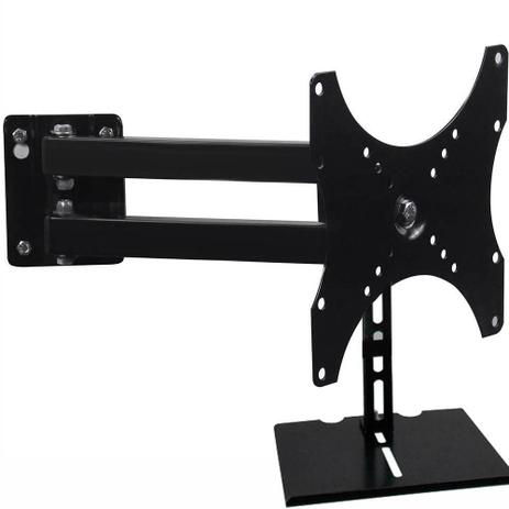 Suporte De Tv Biarticulado 28A43 Pol Com Suporte De Receptor - Spt Suportes Menor preço em Suporte De Tv Biarticulado 28A43 Pol Com Suporte De Receptor - Spt Suportes