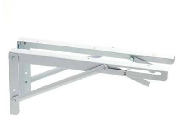 Suporte Dobrável P/ Mesas e Prateleiras 50Cm Branco - Metal Show é boa?