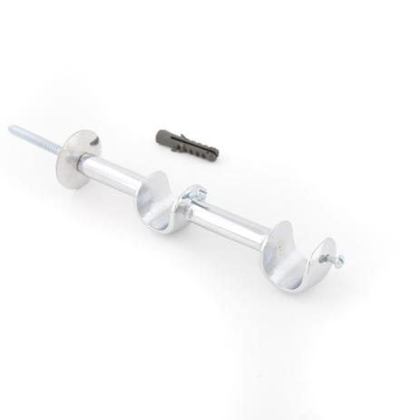 Suporte Duplo Para Varao De Cortina 19x19mm - SL060 - 10 - Wiler-k Menor preço em Suporte Duplo Para Varao De Cortina 19x19mm - SL060 - 10 - Wiler-k
