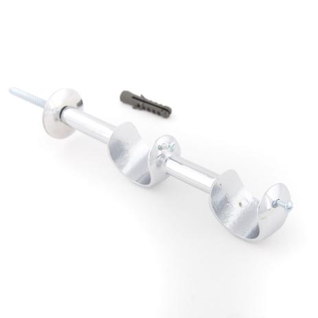 Suporte Duplo Para Varao De Cortina 28x28mm - SL167 - 10 - Wiler-k Menor preço em Suporte Duplo Para Varao De Cortina 28x28mm - SL167 - 10 - Wiler-k