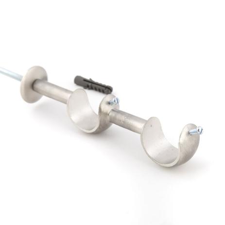 Suporte Duplo Para Varao De Cortina 28x28mm - SL167 - 21 - Wiler-k Menor preço em Suporte Duplo Para Varao De Cortina 28x28mm - SL167 - 21 - Wiler-k
